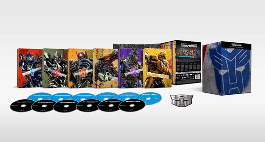 Transformers. Steelbook Film Collection (6 Blu-ray + 6 Blu-ray Ultra HD 4K) di Michael Bay,Travis Knight - 2