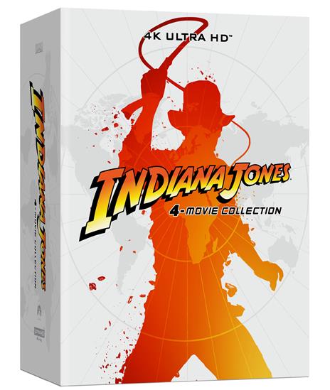 Indiana Jones. 4 Movie Collection. Steelbook (Blu-ray + Blu-ray Ultra HD 4K) di Steven Spielberg - Blu-ray + Blu-ray Ultra HD 4K