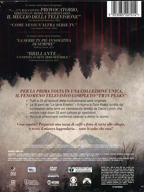 Twin Peaks. Collezione completa. Stagioni 1-2-3. Serie TV ita (20 DVD) di David Lynch - DVD - 2