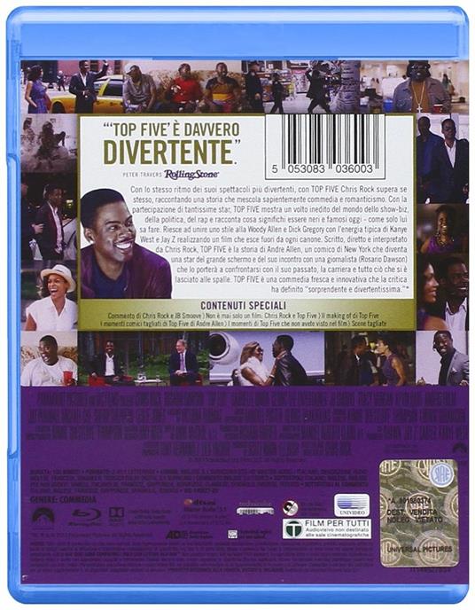 Top Five (Blu-ray) di Chris Rock - Blu-ray - 2