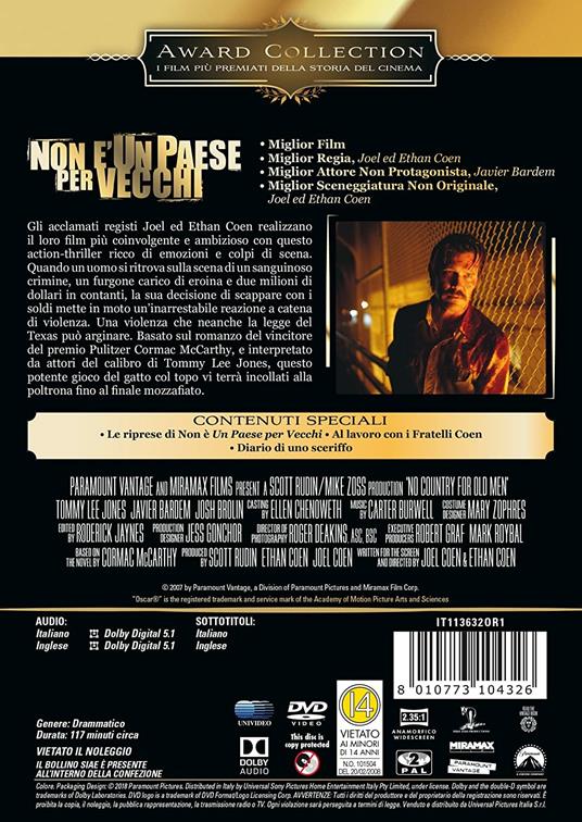 Non è un paese per vecchi [No Country for Old Men] – Joel ed Ethan Coen,  2007 – 9