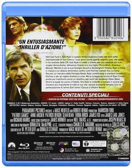 Giochi di potere (Blu-ray) di Phillip Noyce - Blu-ray