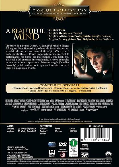 A Beautiful Mind (DVD) di Ron Howard - DVD - 2