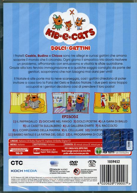 Kid-e-Cats. Dolci gattini. Babbo Natale e la fatina del gelo (DVD) - DVD - 2