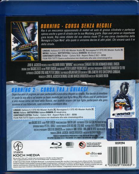 Børning 1+2 (2 Blu-ray) di Hallvard Bræin - 2