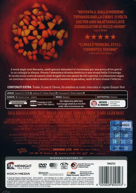 Climax (DVD) - DVD - Film di Gaspar Noé Fantastico | IBS