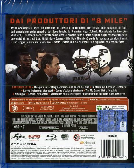 Friday Night Lights (Blu-ray) di Peter Berg - Blu-ray - 2