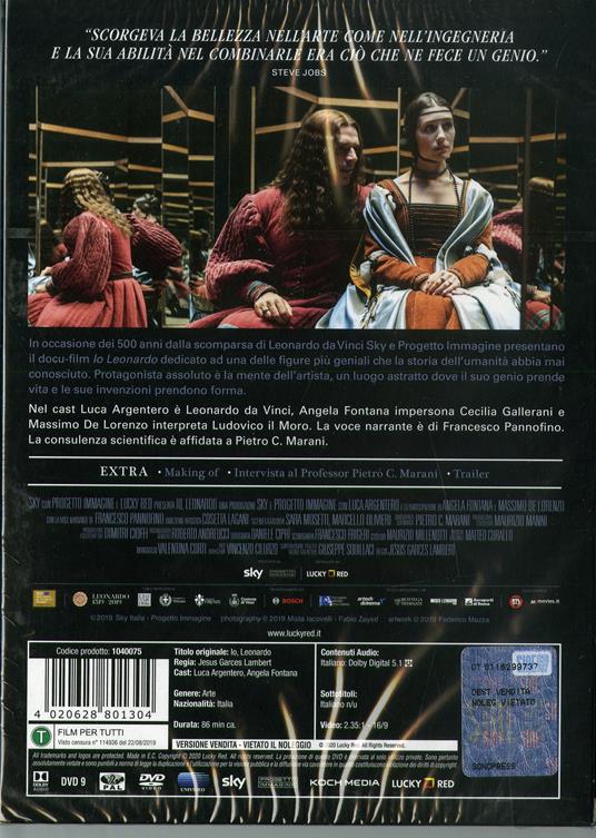 Io, Leonardo (DVD) di Jesus Garces Lambert - DVD - 2