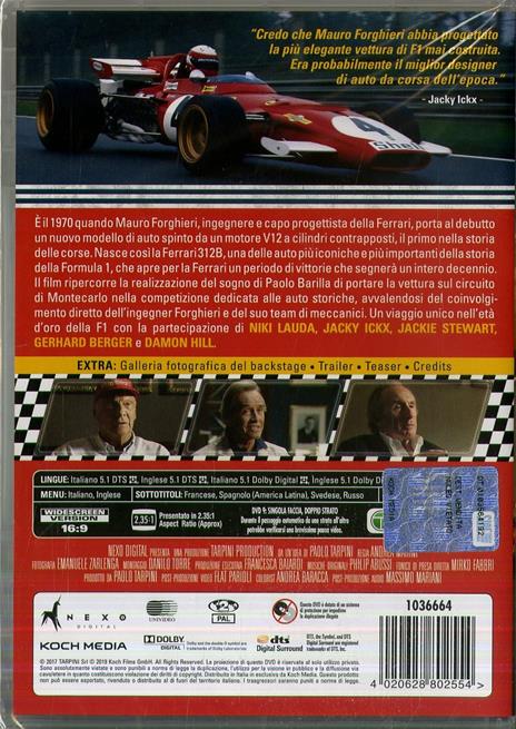 Ferrari 312b (DVD) - DVD - Film di Andrea Marini Documentario | IBS