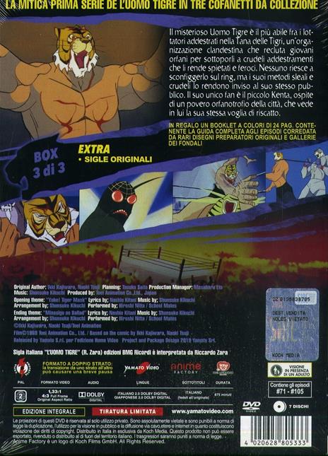 Uomo Tigre. Il campione. Stagione 1 vol.3 (7 DVD) - DVD - Film di Taiga  Masuku Animazione | IBS