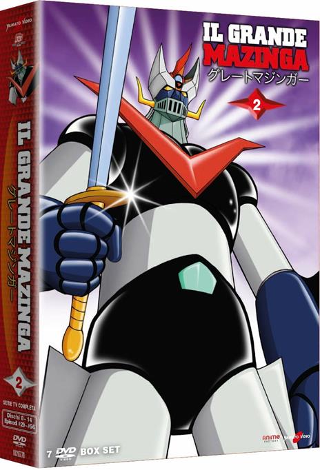 Il grande Mazinga vol.2 (7 DVD) di Tomaharu Katsumata,Nobuo Onuki,Takeshi Tamiya,Tetsuo Imazawa,Masayuki Akehi - DVD