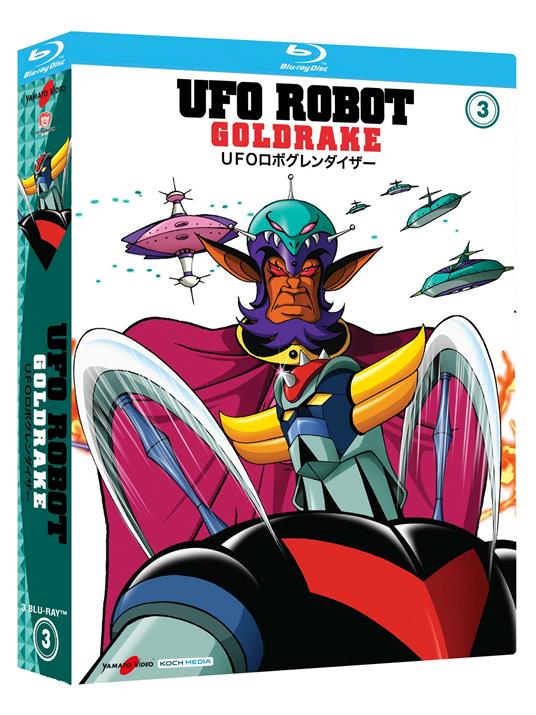 Ufo Robot Goldrake vol. 3 (Blu-ray) - Blu-ray - Film di Masayuki Akehi ,  Tomoharu Katsumata Animazione | IBS