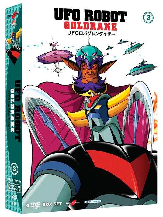 Ufo Robot Goldrake vol. 3 (DVD) - DVD - Film di Masayuki Akehi , Tomoharu  Katsumata Animazione | IBS