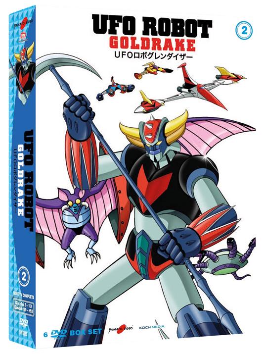 Ufo Robot Goldrake. Volume 2 (6 DVD) - DVD - Film di Masayuki Akehi ,  Tomoharu Katsumata Animazione | IBS