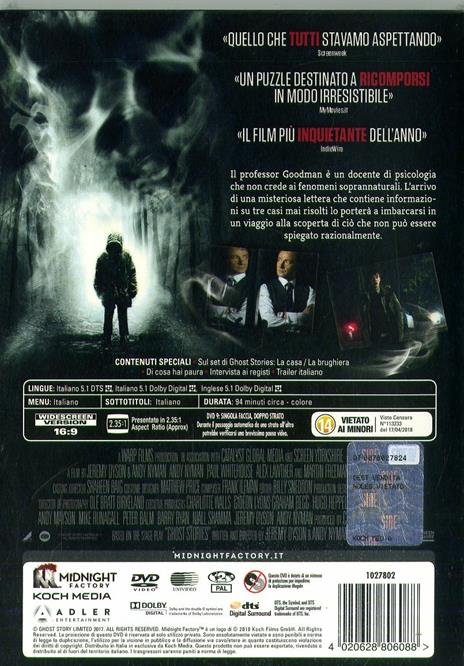 Ghost Stories. Edizione limitata con Booklet (DVD) di Jeremy Dyson,Andy Nyman - DVD - 3