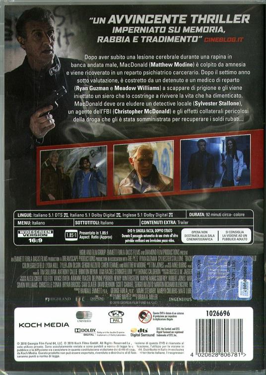 Backtrace (DVD) di Brian A. Miller - DVD - 2