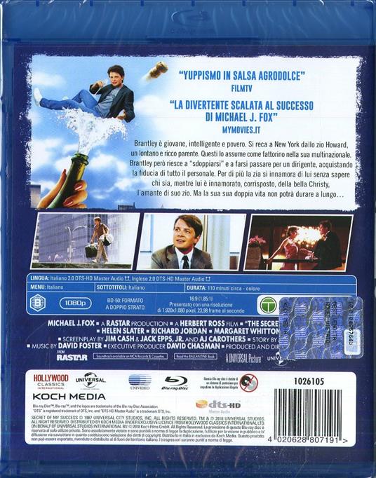 Il segreto del mio successo (Blu-ray) - Blu-ray - Film di Herbert Ross  Commedia | IBS