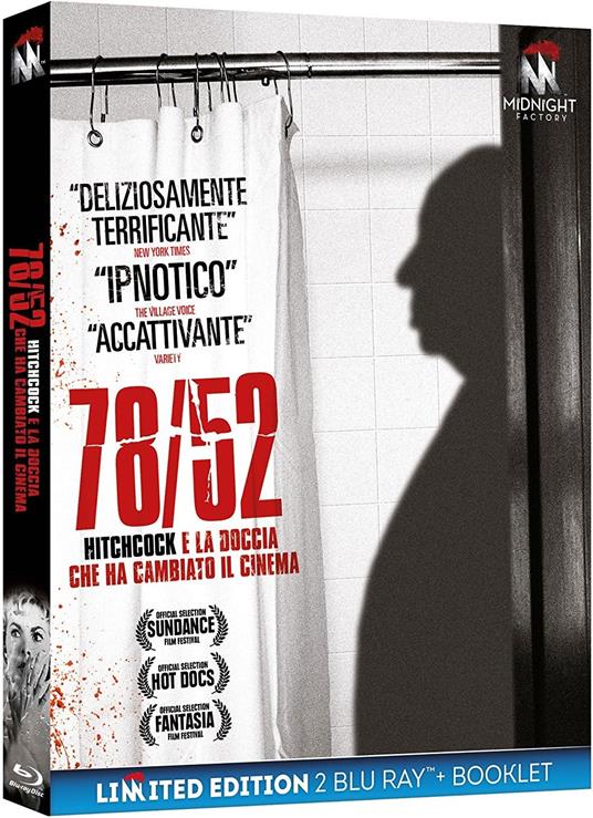 78/52. Hitchcock e la doccia che ha cambiato il cinema. Limited edition con  Booklet (2 Blu-ray) - Blu-ray - Film di Alexandre O. Philippe Documentario  | IBS