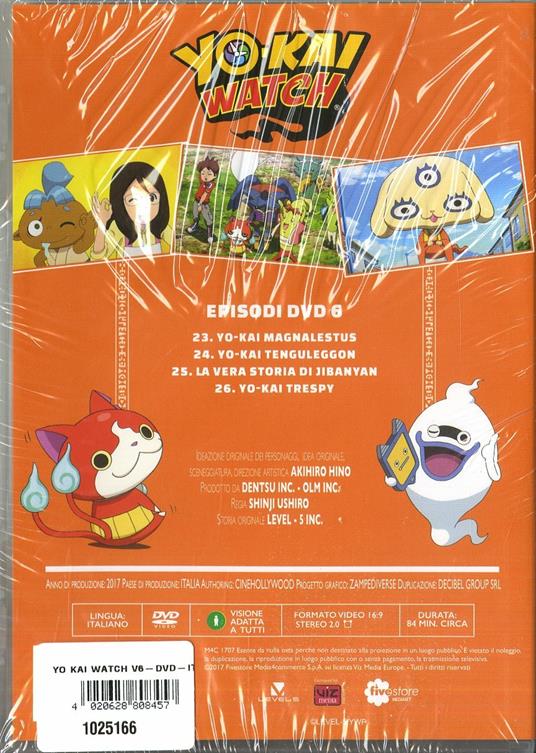 Yo-kai Watch. Vol. 6 (DVD) di Shinji Ushiro - DVD - 2