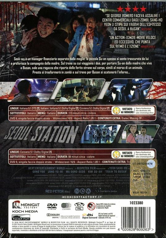 Train to Busan. Limited Edition (2 DVD) - DVD - Film di Sang-ho Yeun Horror  | IBS