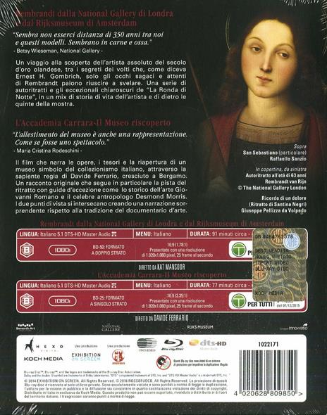 Da Rembrandt all'Accademia Carrara... e fu il ritratto (2 Blu-ray) di Davide Ferrario - Blu-ray - 2