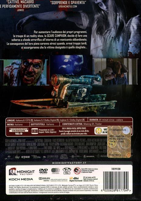 Scare Campaign. Edizione limitata con Booklet (DVD) di Cameron Cairnes,Colin Cairnes - DVD - 2