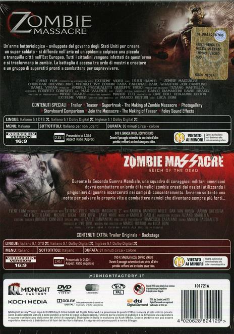 Zombie Massacre Collection (2 DVD) di Luca Boni,Marco Ristori - 2