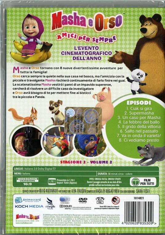 Masha e Orso. Amici per sempre di Oleg Kuzovkov - DVD - 2