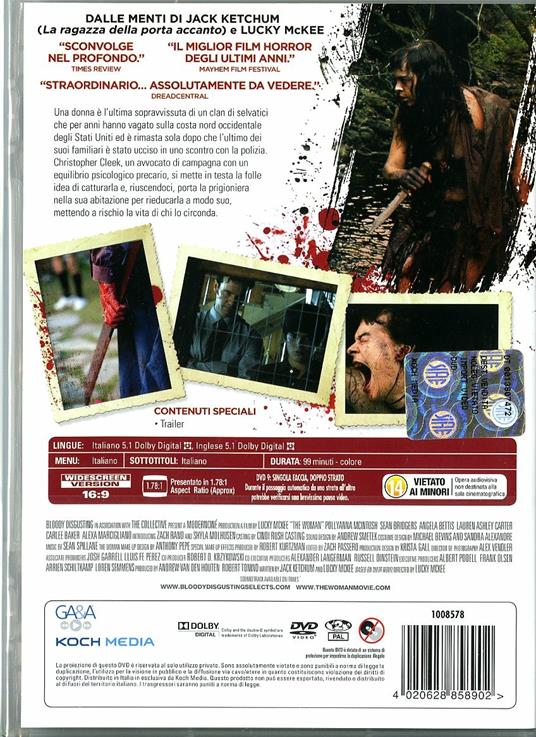 The Woman di Lucky McKee - DVD - 2