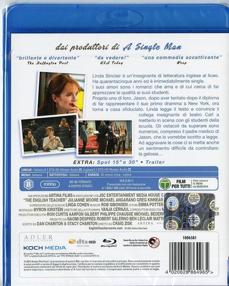 The English Teacher di Craig Zisk - Blu-ray - 2