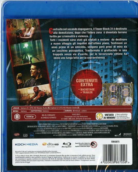 Tower Block di James Nunn,Ronnie Thompson - Blu-ray - 2