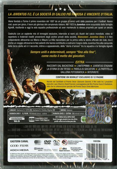 Bianconeri. Juventus Story (2 DVD) - DVD - Film di Marco La Villa , Mauro  La Villa Sport | IBS