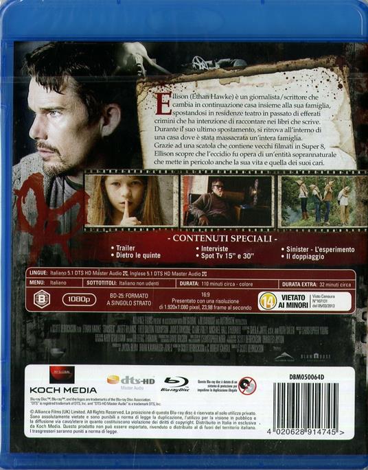 Sinister di Scott Derrickson - Blu-ray - 2