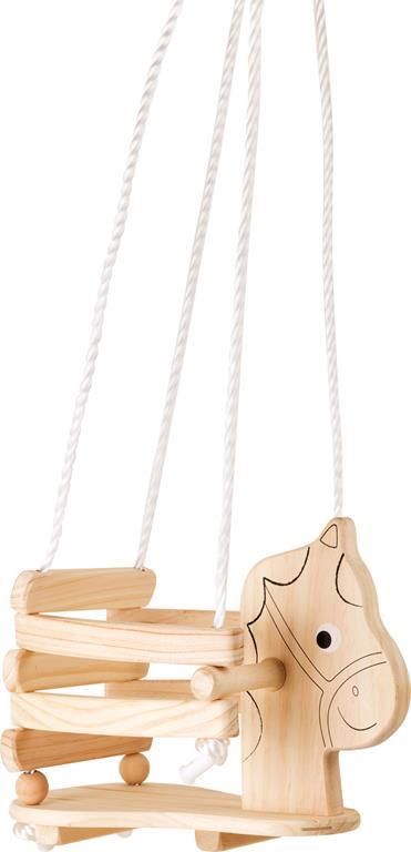 Altalena Per Bambini In Legno, Cavallo 4774 Altalene E Strutture Per L´Arrampicata