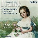 Quartetti per archi op.55, op.54 - CD Audio di Edinger Quartett,Eduard Franck