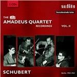 The RIAS Amadeus Quartet Recordings vol.2 - CD Audio di Franz Schubert,Amadeus Quartet