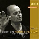 Concerto per violino - Sinfonia n.2 - CD Audio di Johannes Brahms,Ferenc Fricsay,RIAS Orchestra,Gioconda De Vito