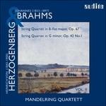 Quartetti per archi - CD Audio di Johannes Brahms,Heinrich von Herzogenberg,Mandelring Quartett