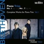 Trii con pianoforte vol.1 - CD Audio di Ludwig van Beethoven,Swiss Piano Trio