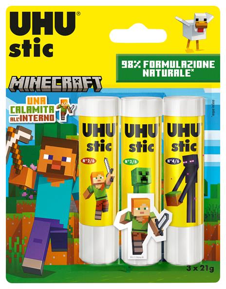 Colla Stick blister 3x21g Minecraft