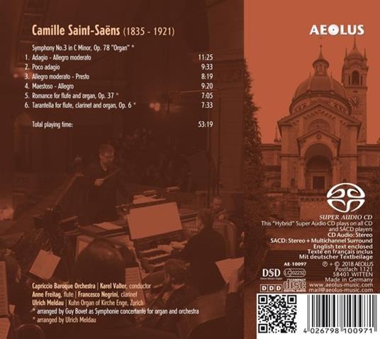 Sinfonia n.3 - CD Audio di Camille Saint-Saëns - 2