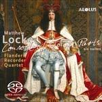 Consort of Fower Parts. Sei Suites - SuperAudio CD ibrido di Matthew Locke,Flanders Recorder Quartet