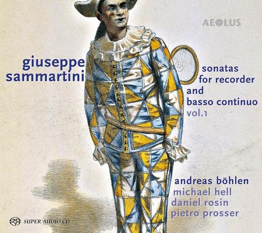 Sonatas For Recorder And Basso Continuo - SuperAudio CD di Giuseppe Sammartini