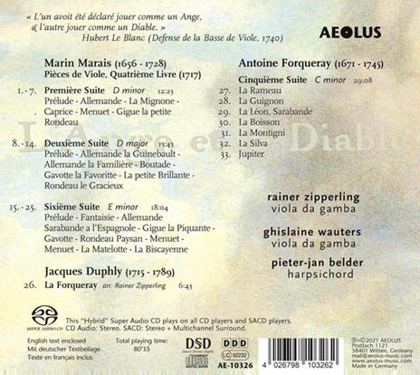 L'Ange Et Le Diable - CD Audio di Rainer Zipperling - 2