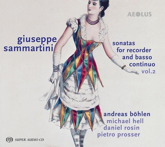 Sonatas For Recorder And Basso Continuo 2 - CD Audio di Giovanni Battista Sammartini,Andreas Bohlen