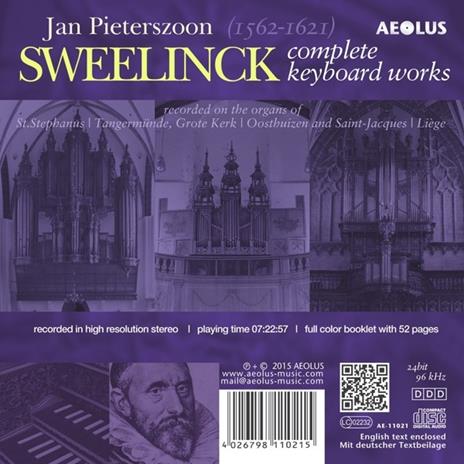 Complete Keyboard Works - CD Audio di Jan Pieterszoon Sweelinck - 2