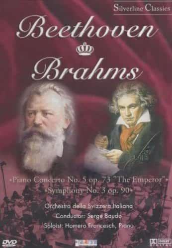 BEETHOVEN - BRAHMS CONC.5 OP.73/SIN (DVD) - DVD di Ludwig van Beethoven