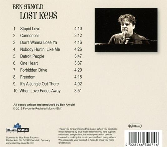 Lost Keys - CD Audio di Ben Arnold - 2