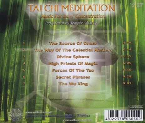 Tai Chi Meditation Music - CD Audio di Temple Society - 2