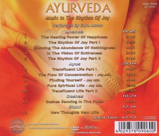 Ayurveda. Music in the Rhythm of Joy - CD Audio di Guru Atman - 2